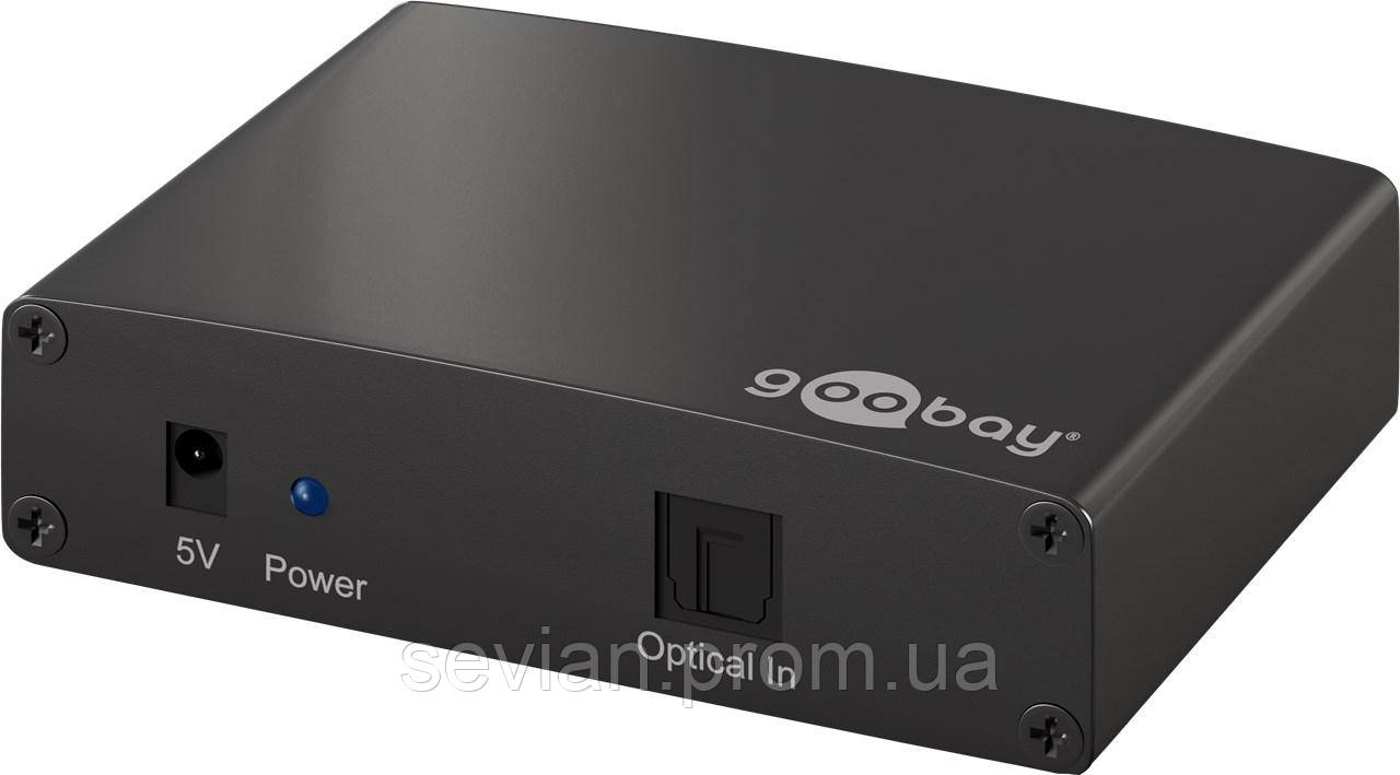 Перехідник аудіо Toslink 1x4 F/F (Splitter) Goobay Act Metal оптичний LED Черный(75.05.8975)
Перехідник аудіо Toslink 1x4 F/F (Splitter) Goobay Act Metal оптичний LED Черный(75.05.8975)