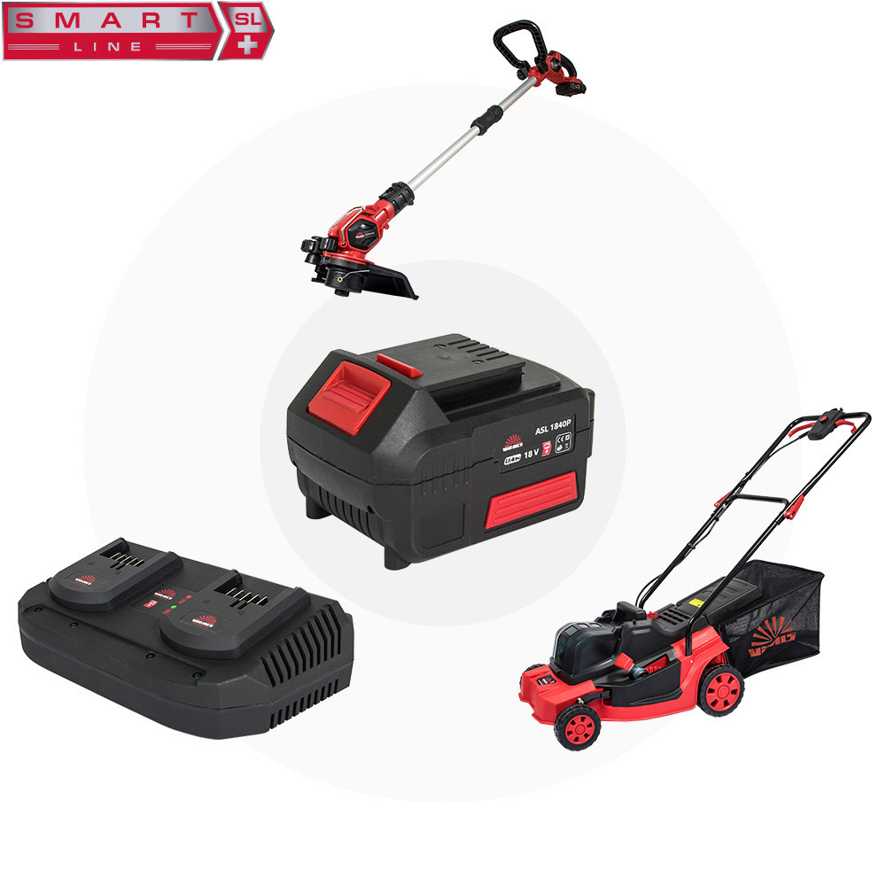 Комплект газонокосарка акумуляторна Vitals AZP 3620p+Тример Vitals AZT 1812p +АКБ 4,0 АГод .2шт.+ЗП SmartLine
Комплект газонокосарка акумуляторна Vitals AZP 3620p+Тример Vitals AZT 1812p +АКБ 4,0 АГод .2шт.+ЗП SmartLine