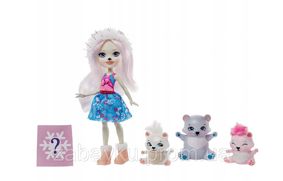 Enchantimals Pristina Polar Bear Snowy Valley новинка кукла Энчантималс полярный мишка
Enchantimals Pristina Polar Bear Snowy Valley новинка кукла Энчантималс полярный мишка