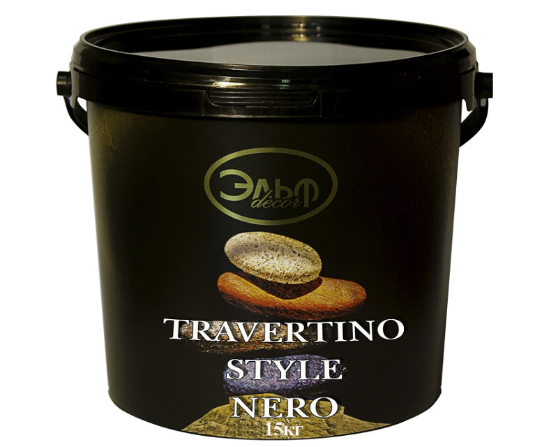 Штукатурка "черный каменный скол" ELF DECOR TRAVERTINO STYLE NERO декоративная 15кг
Штукатурка "черный каменный скол" ELF DECOR TRAVERTINO STYLE NERO декоративная 15кг