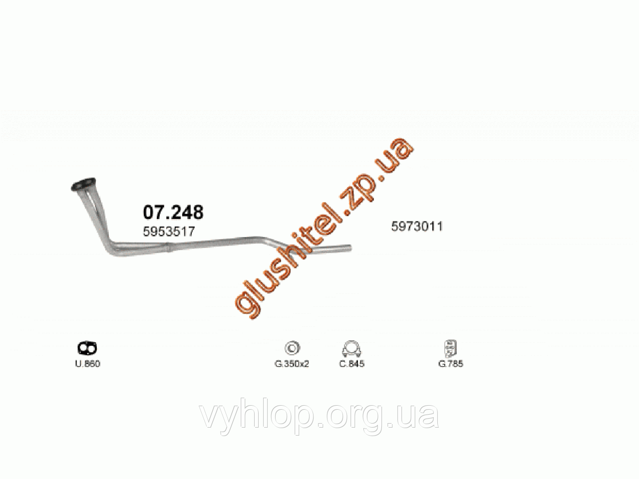 Труба коллекторная Фиат Уно (Fiat Uno)1.1; 1.3 b/kat 82-92 (07.248) Polmostrow алюминизированный
Труба коллекторная Фиат Уно (Fiat Uno)1.1; 1.3 b/kat 82-92 (07.248) Polmostrow алюминизированный