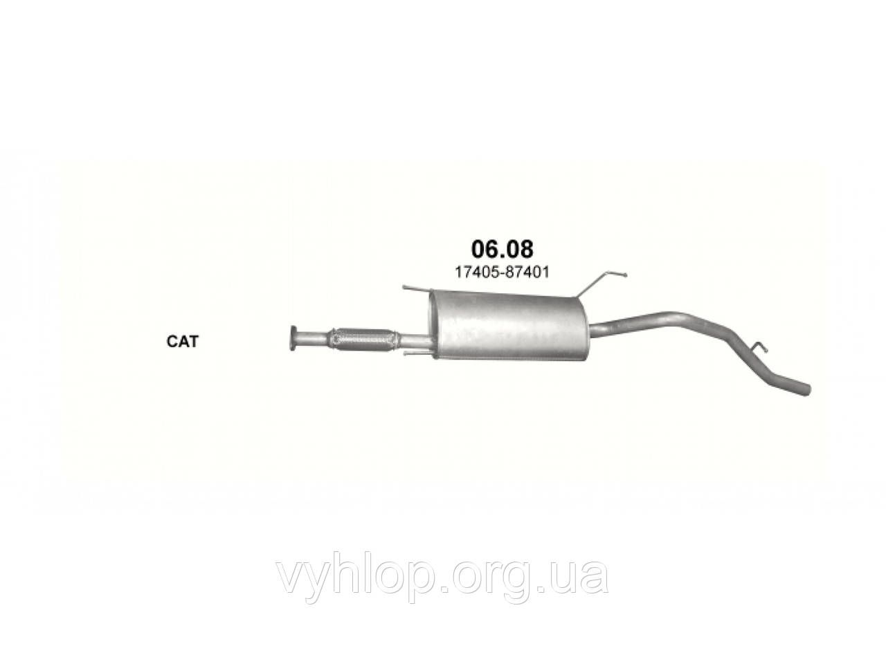 Глушитель Даихатсу Териос (Daihatsu Terios) 1.3 97-00 (06.08) Polmostrow алюминизированный
Глушитель Даихатсу Териос (Daihatsu Terios) 1.3 97-00 (06.08) Polmostrow алюминизированный