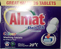 Таблетки для стирки цветного белья Almat сolor stain-lift 36 шт