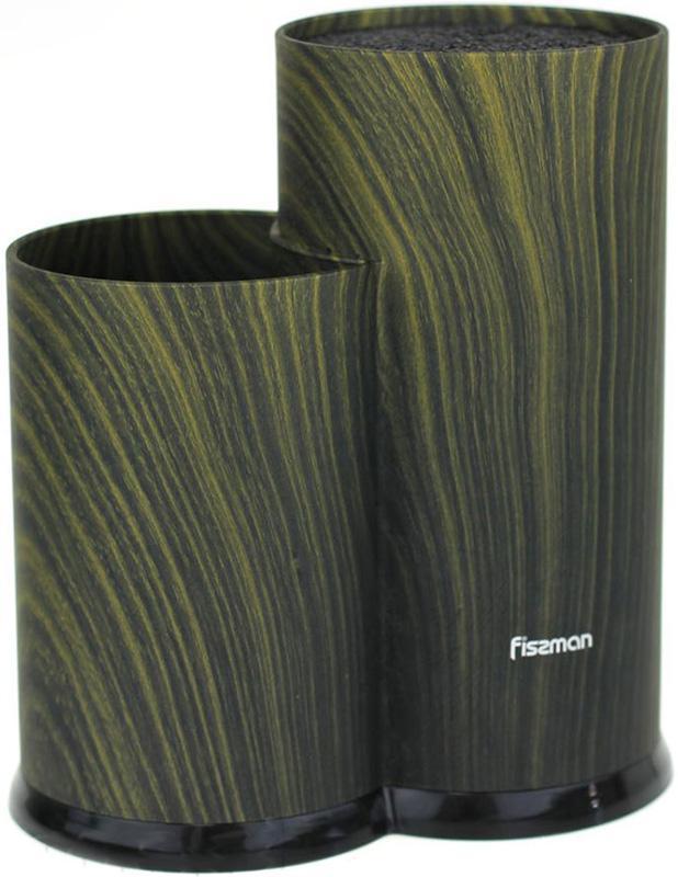 Подставка-колода Fissman Dark Green для кухонных ножей и ножниц 23х11х11см, двойная
Подставка-колода Fissman Dark Green для кухонных ножей и ножниц 23х11х11см, двойная