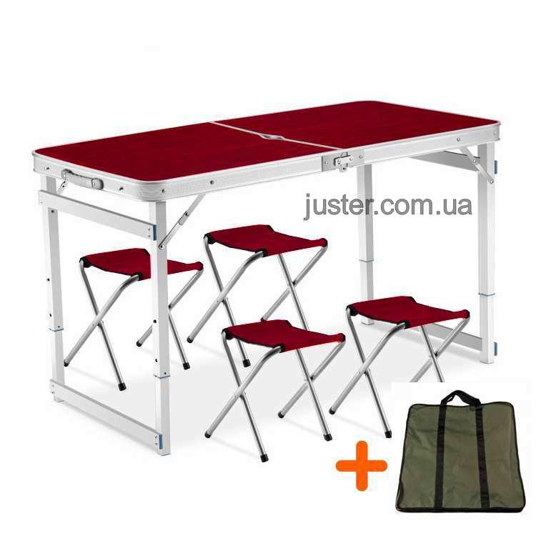 Усиленный стол туристический в чехле Easy Camping раскладной с 4 стульями (коричневый)
Усиленный стол туристический в чехле Easy Camping раскладной с 4 стульями (коричневый)