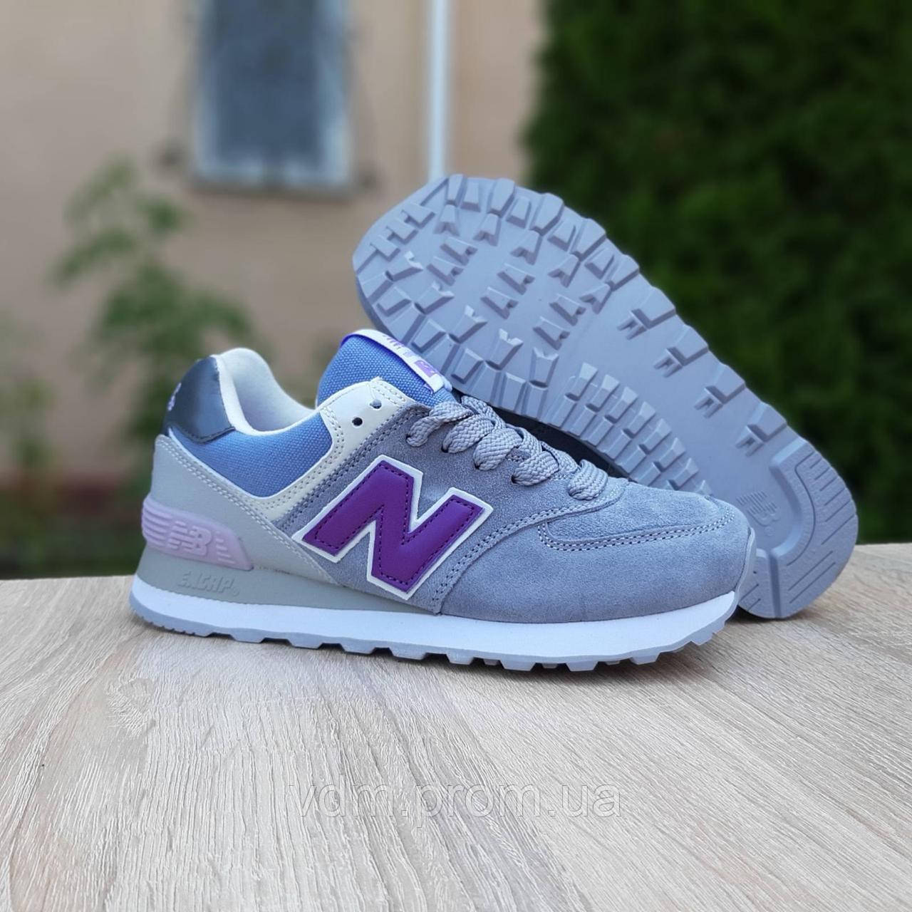 Кроссовки женские New Balance 574 в стиле Нью Беланс, замша OD-20199. Серо голубые (сиреневая N) 41
Кроссовки женские New Balance 574 в стиле Нью Беланс, замша OD-20199. Серо голубые (сиреневая N) 41