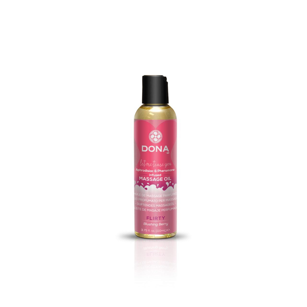 Массажное масло DONA Massage Oil FLIRTY - BLUSHING BERRY (110 мл) с феромонами и афродизиаками
Массажное масло DONA Massage Oil FLIRTY - BLUSHING BERRY (110 мл) с феромонами и афродизиаками