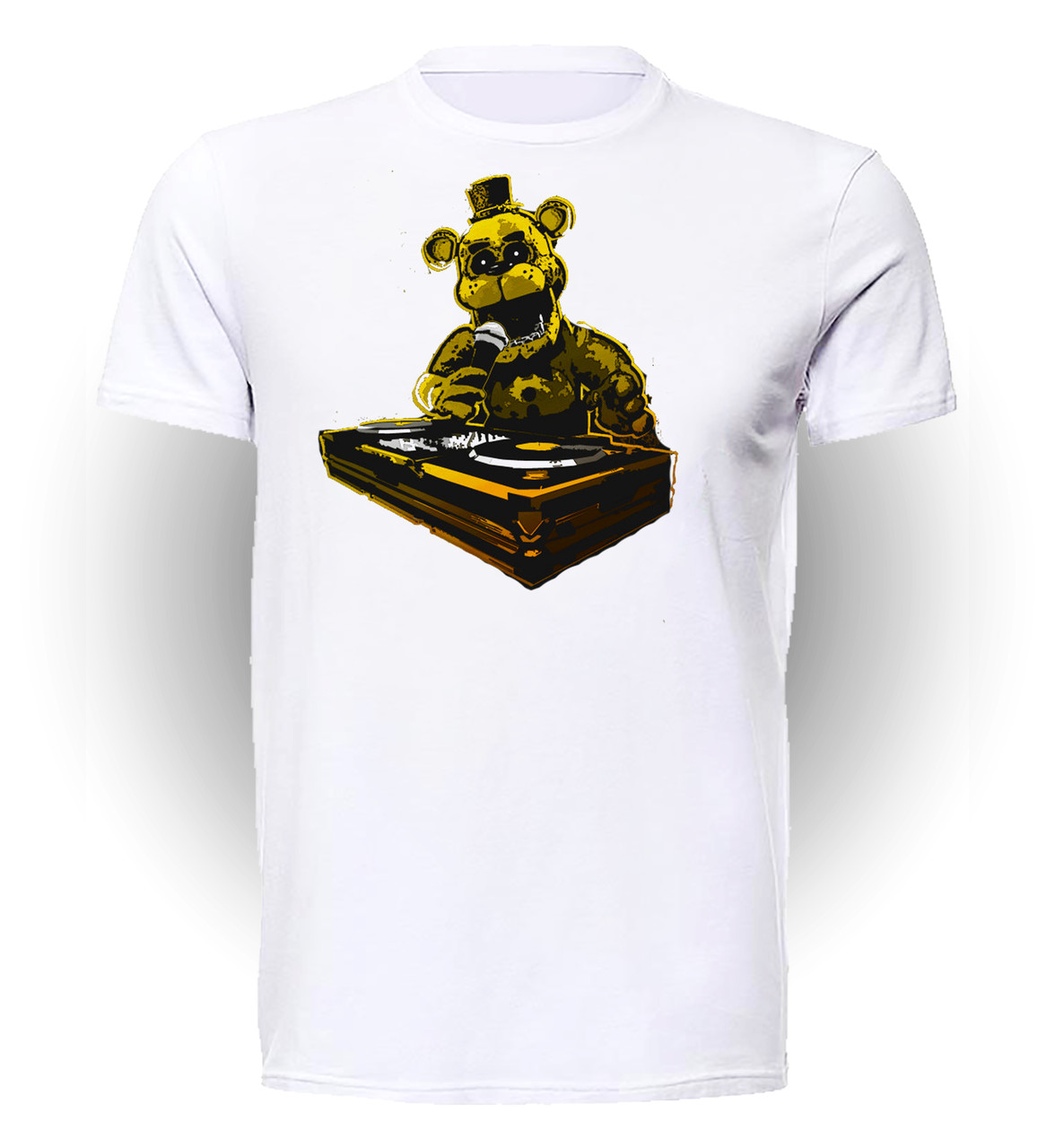 Футболка детская 134 см Gee! Белая с рисунком 5 ночей с Фредди Five Nights at Freddy’s DJ Golden Freddy FN.01.061
Футболка детская 134 см Gee! Белая с рисунком 5 ночей с Фредди Five Nights at Freddy’s DJ Golden Freddy FN.01.061