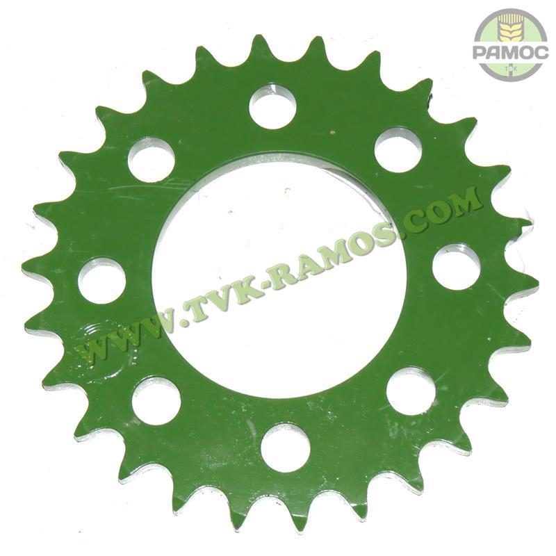 Звездочка Z=26 вариатора хода (8 отверстий) (Chaparro) John Deere, артикул Z42052.P
Звездочка Z=26 вариатора хода (8 отверстий) (Chaparro) John Deere, артикул Z42052.P