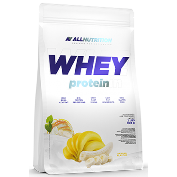 Сывороточный протеин концентрат AllNutrition Whey Protein (900 г) алл нутришн Banana
Сывороточный протеин концентрат AllNutrition Whey Protein (900 г) алл нутришн Banana