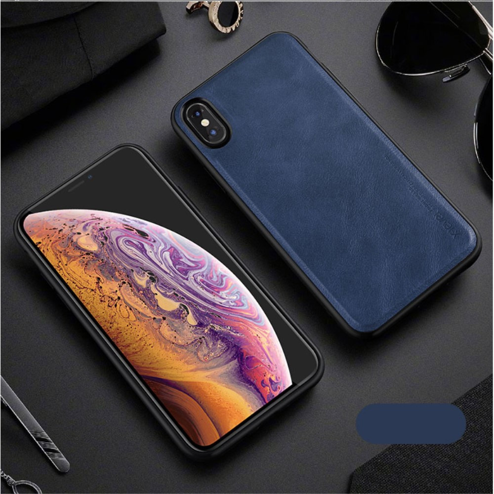 Чехол для iPhone XS силиконовый с кожаной поверхностью, X-LEVEL, Business Style, Темно-синий
Чехол для iPhone XS силиконовый с кожаной поверхностью, X-LEVEL, Business Style, Темно-синий