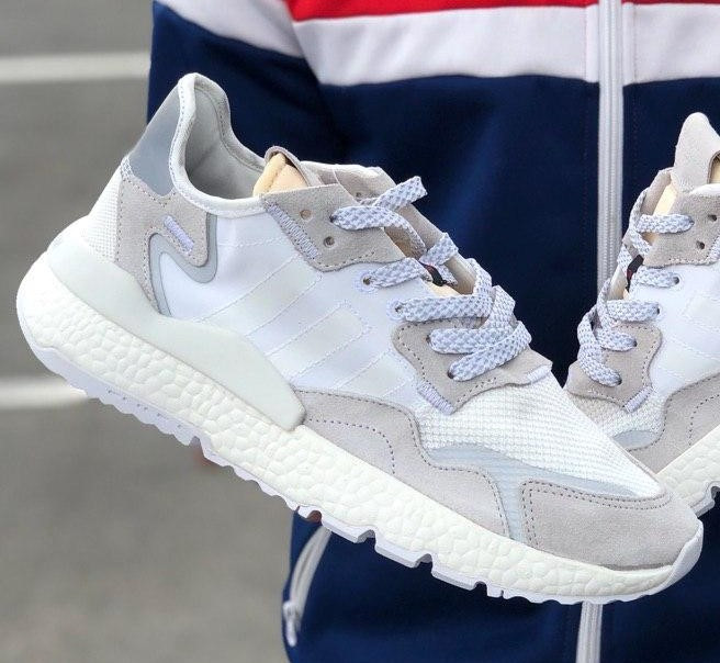 Adidas Nite Jogger 3M White | кроссовки мужские; серые; белые; летние/весенние; адидас; пена 45, Серый
Adidas Nite Jogger 3M White | кроссовки мужские; серые; белые; летние/весенние; адидас; пена 45, Серый