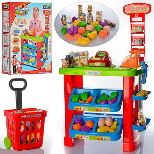 Игровой набор Супермаркет с тележкой 661-80 прилавок, касса, тележка, продукты, сканер, весы, звук, свет
Игровой набор Супермаркет с тележкой 661-80 прилавок, касса, тележка, продукты, сканер, весы, звук, свет