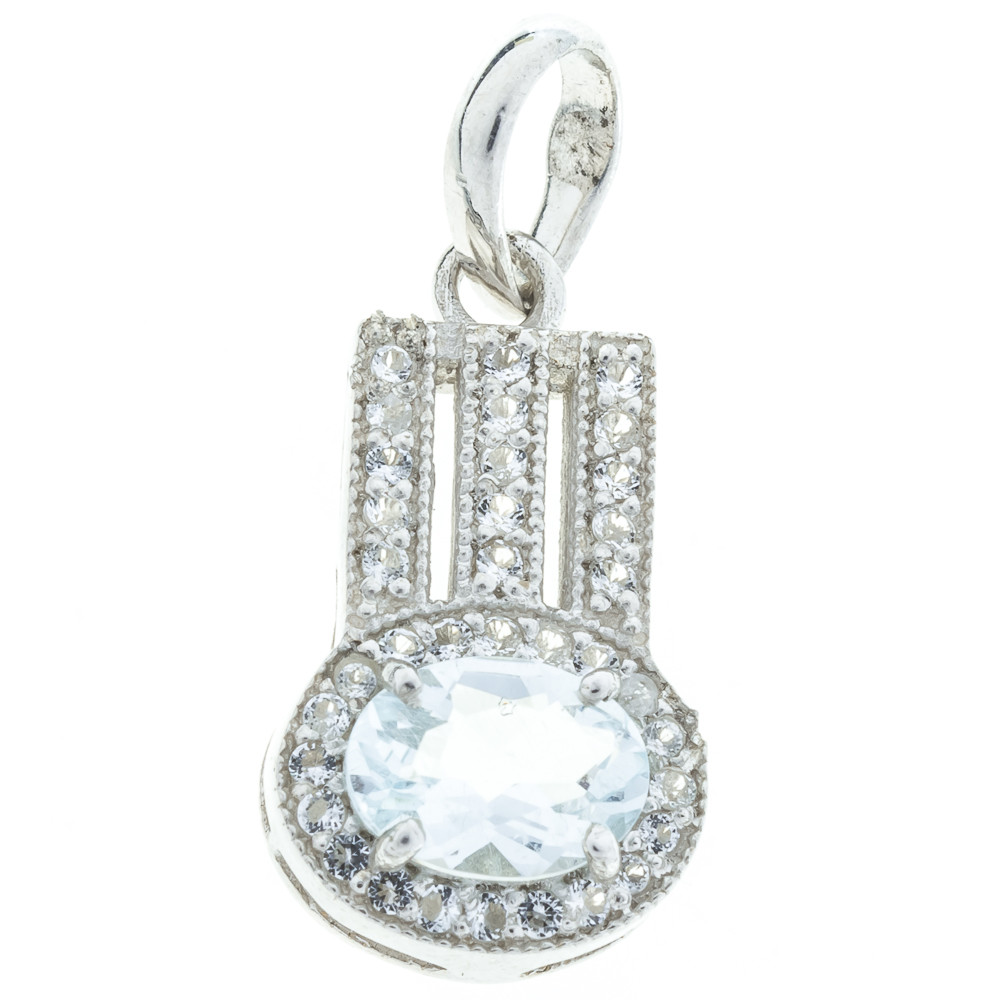Серебряная подвеска 925 пробы 3,58 гр. с кеннийским аквамарином и топазами 0,94 карат
Серебряная подвеска 925 пробы 3,58 гр. с кеннийским аквамарином и топазами 0,94 карат
