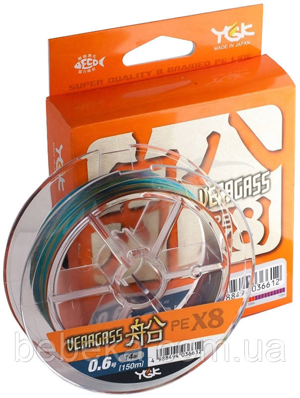 Шнур YGK Veragass Fune X8 100m (мультиколор) #1.5/0.205mm 30lb/12.5kg (5545.02.59 )
Шнур YGK Veragass Fune X8 100m (мультиколор) #1.5/0.205mm 30lb/12.5kg (5545.02.59 )