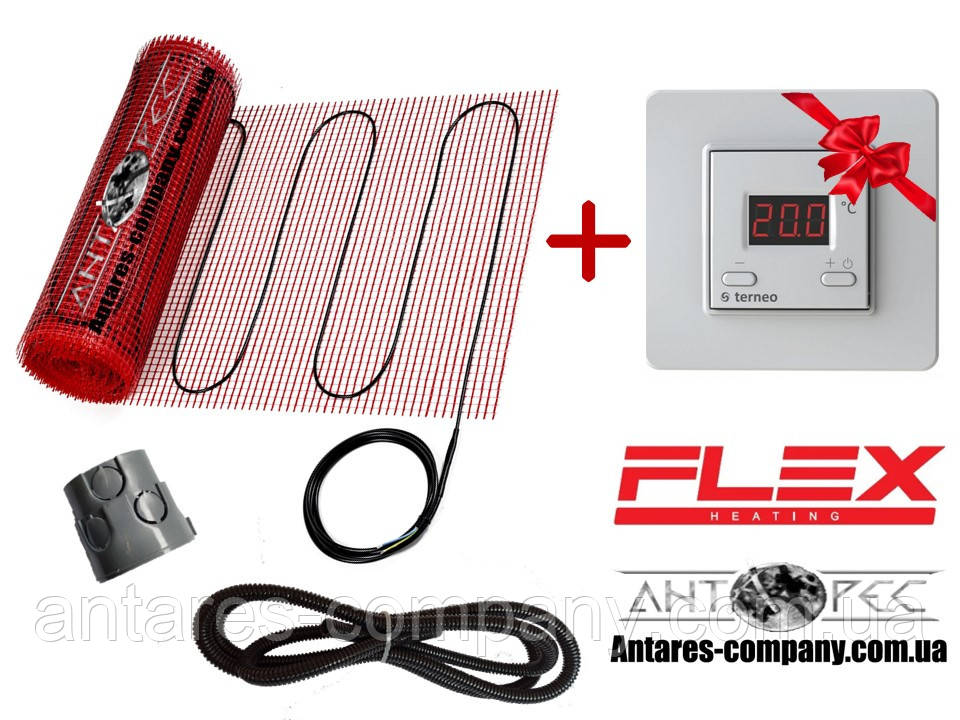 Нагревательный матFLEX EHM - 175 / 22М / 11 М2 / 1925 ВТ комплект с сенсорным Terneo SТ
Нагревательный матFLEX EHM - 175 / 22М / 11 М2 / 1925 ВТ комплект с сенсорным Terneo SТ