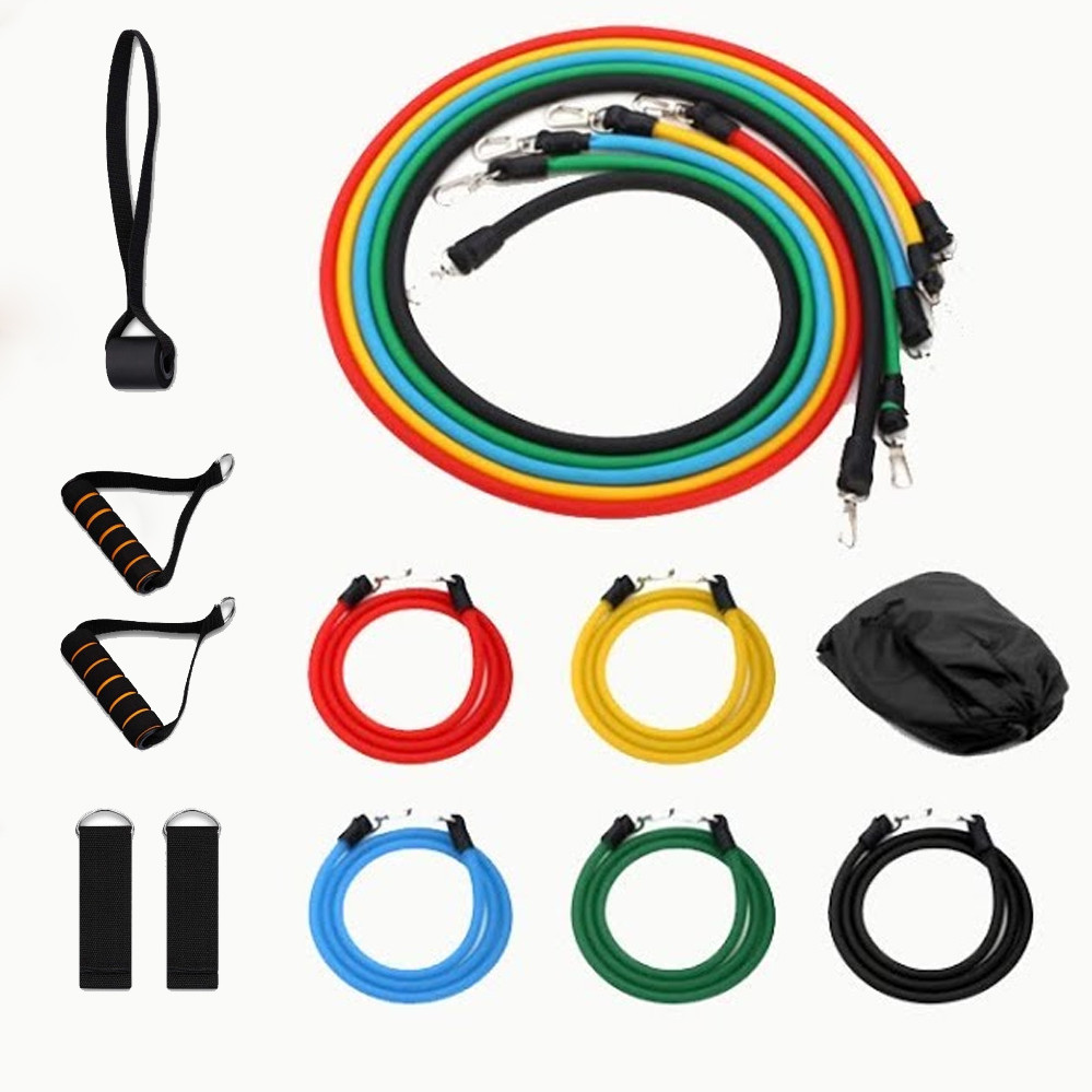 Набор трубчатых эспандеров для упражнений фитнеса и спорта Power Bands 5 жгутов Бубновского чехол резинки
Набор трубчатых эспандеров для упражнений фитнеса и спорта Power Bands 5 жгутов Бубновского чехол резинки