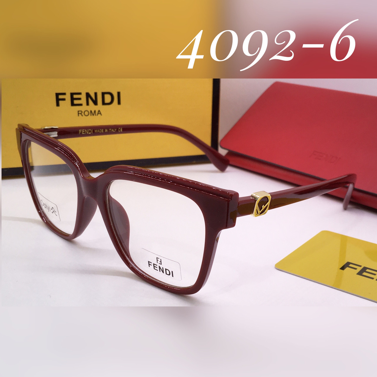 Женские очки Fendi для имиджа, компьютерные, оправа под замену линз бордового, Бордовый
Женские очки Fendi для имиджа, компьютерные, оправа под замену линз бордового, Бордовый