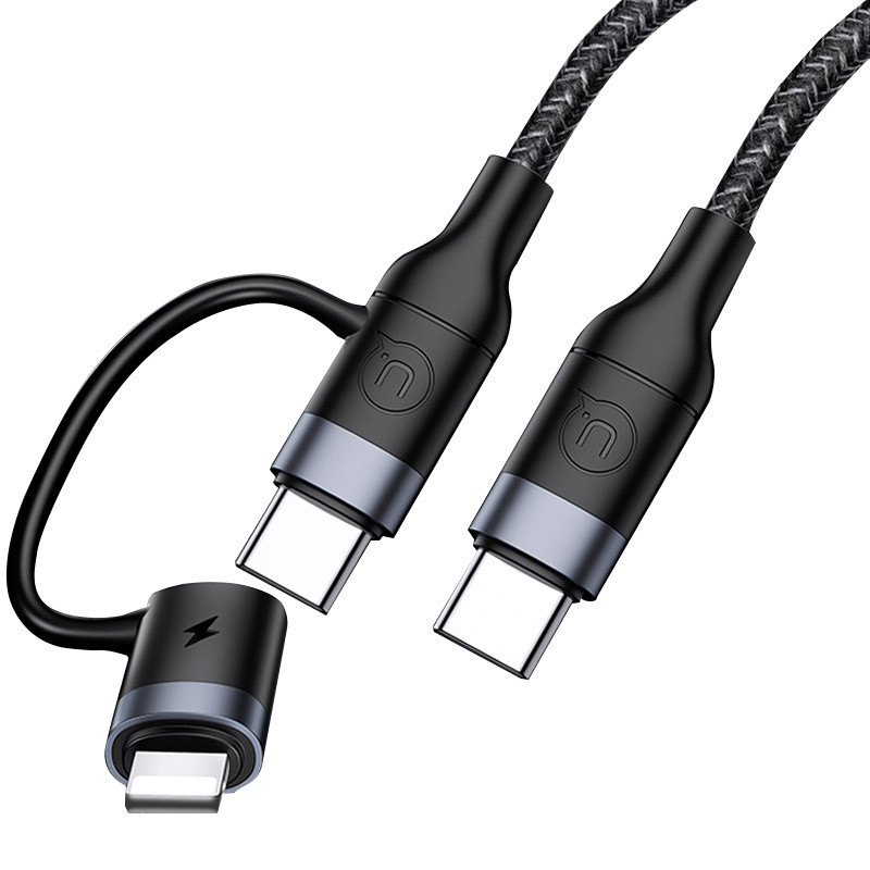 Дата кабель Usams US-SJ403 U31 60W Fast charging Type-C to Type-C / Lightning (1.2m)
Дата кабель Usams US-SJ403 U31 60W Fast charging Type-C to Type-C / Lightning (1.2m)