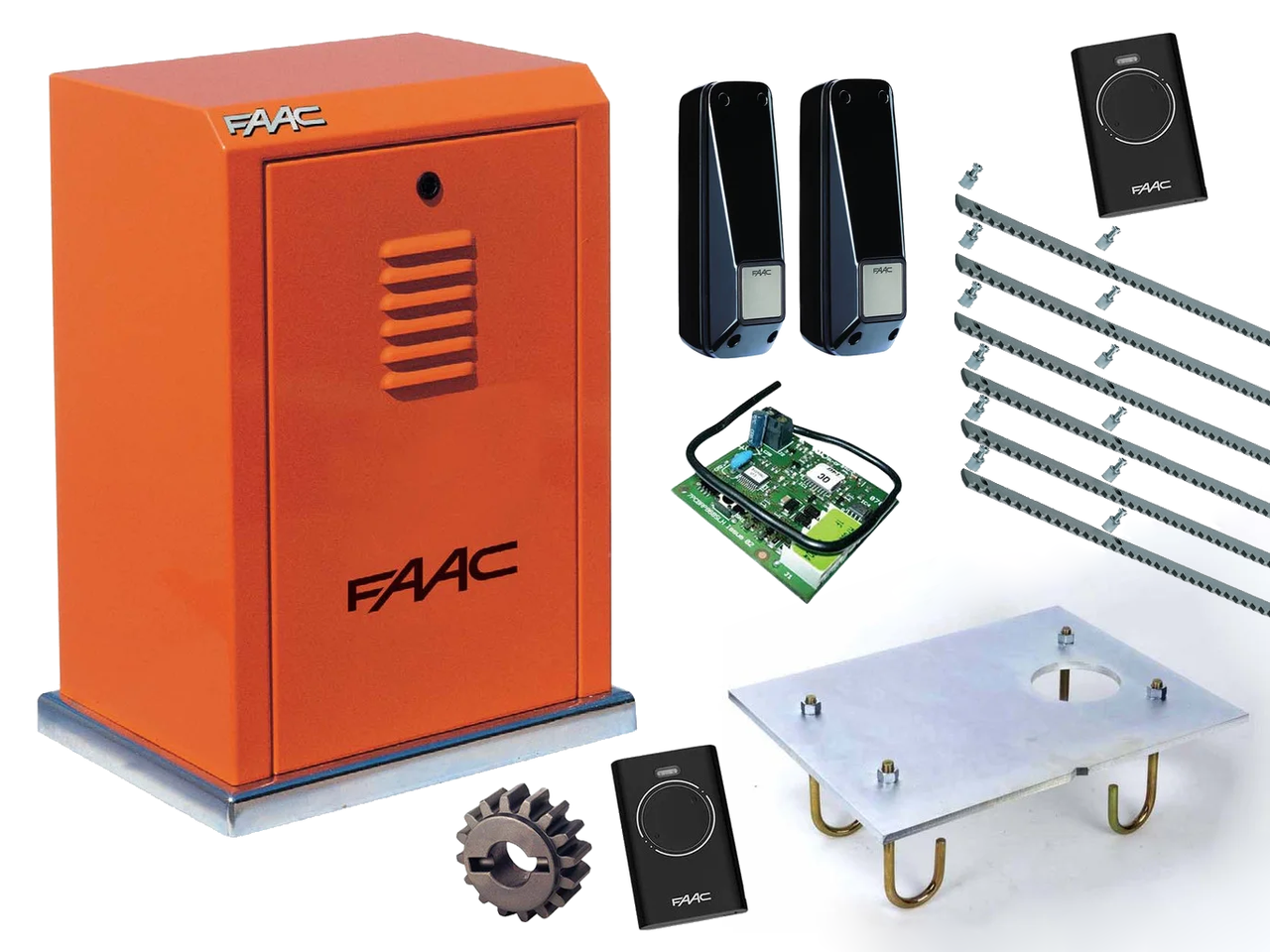 FAAC 884 MC KIT — автоматика для откатных ворот (створка до 3500 кг) Фотоэлементы, 6 м, 2 шт.
FAAC 884 MC KIT — автоматика для откатных ворот (створка до 3500 кг) Фотоэлементы, 6 м, 2 шт.
