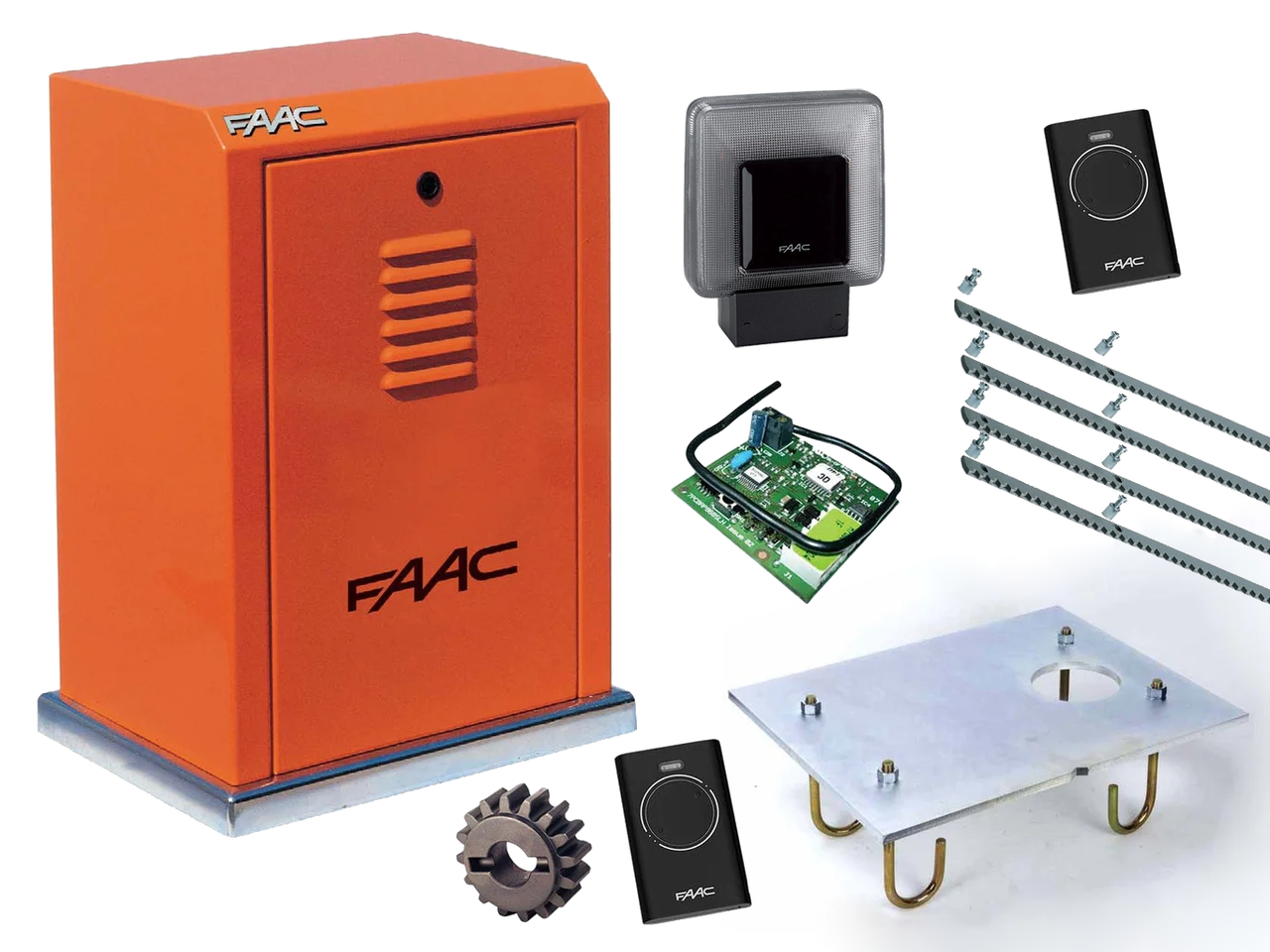 FAAC 884 MC KIT — автоматика для откатных ворот (створка до 3500 кг) Сигнальная лампа, 4 м, 2 шт.
FAAC 884 MC KIT — автоматика для откатных ворот (створка до 3500 кг) Сигнальная лампа, 4 м, 2 шт.