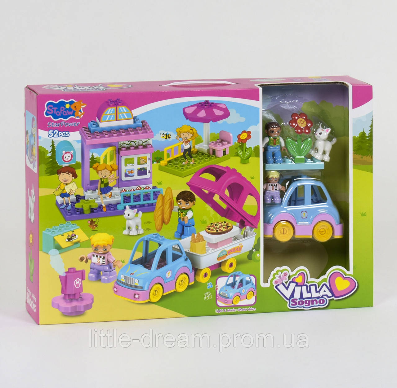 Детский игровой Конструктор Jun Da Long Toys 3806 "Вилла" (52 детали) аналог конструктора Lego
Детский игровой Конструктор Jun Da Long Toys 3806 "Вилла" (52 детали) аналог конструктора Lego