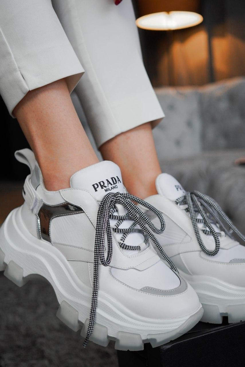 Женские кроссовки Prada Pegasus White Reflective / Прада Пегасус Белые Рефлективные 38, Белый
Женские кроссовки Prada Pegasus White Reflective / Прада Пегасус Белые Рефлективные 38, Белый