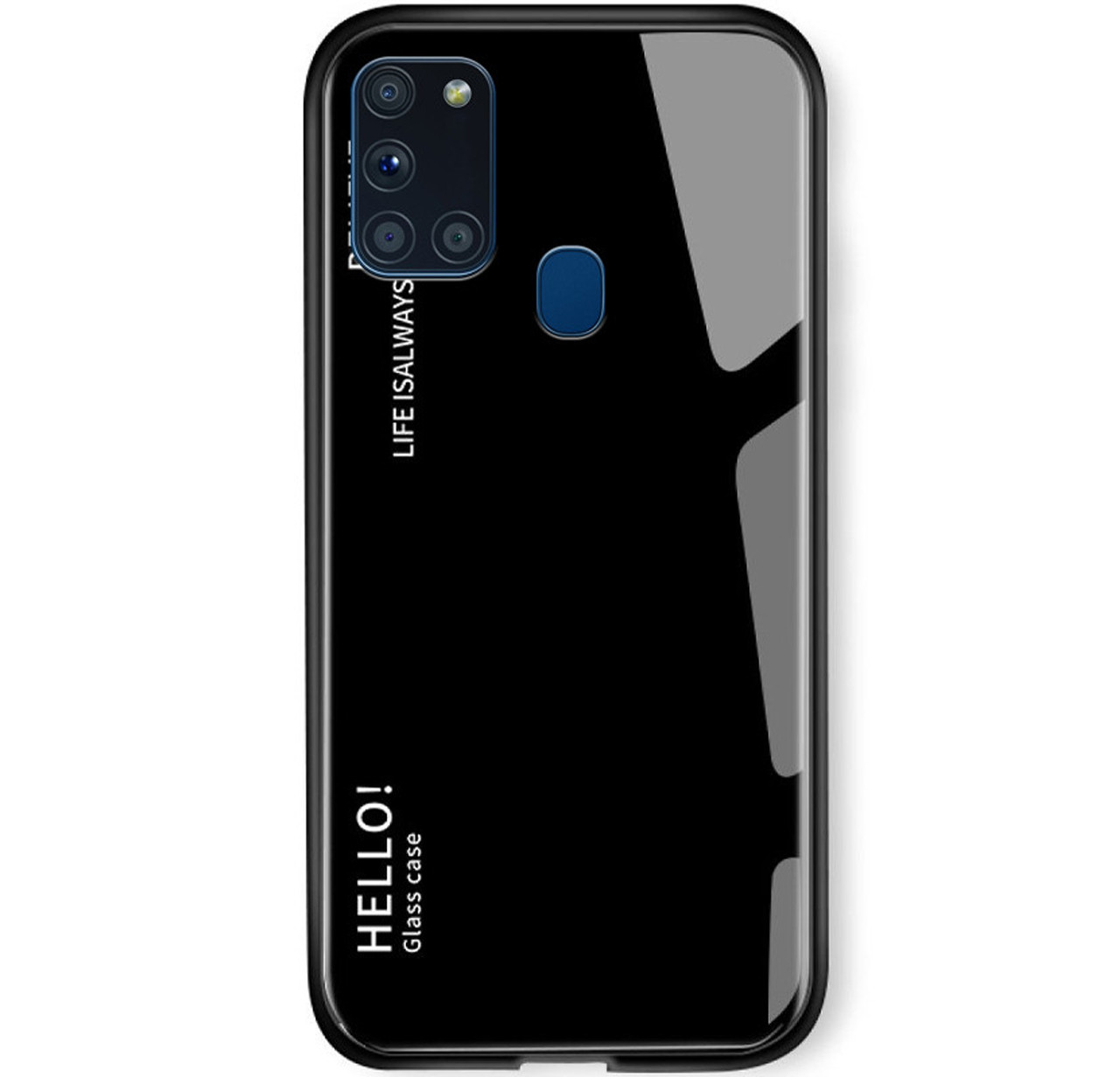 Чехол-накладка TPU+Glass Gradient HELLO для Samsung Galaxy A21s SM-A217F Black
Чехол-накладка TPU+Glass Gradient HELLO для Samsung Galaxy A21s SM-A217F Black