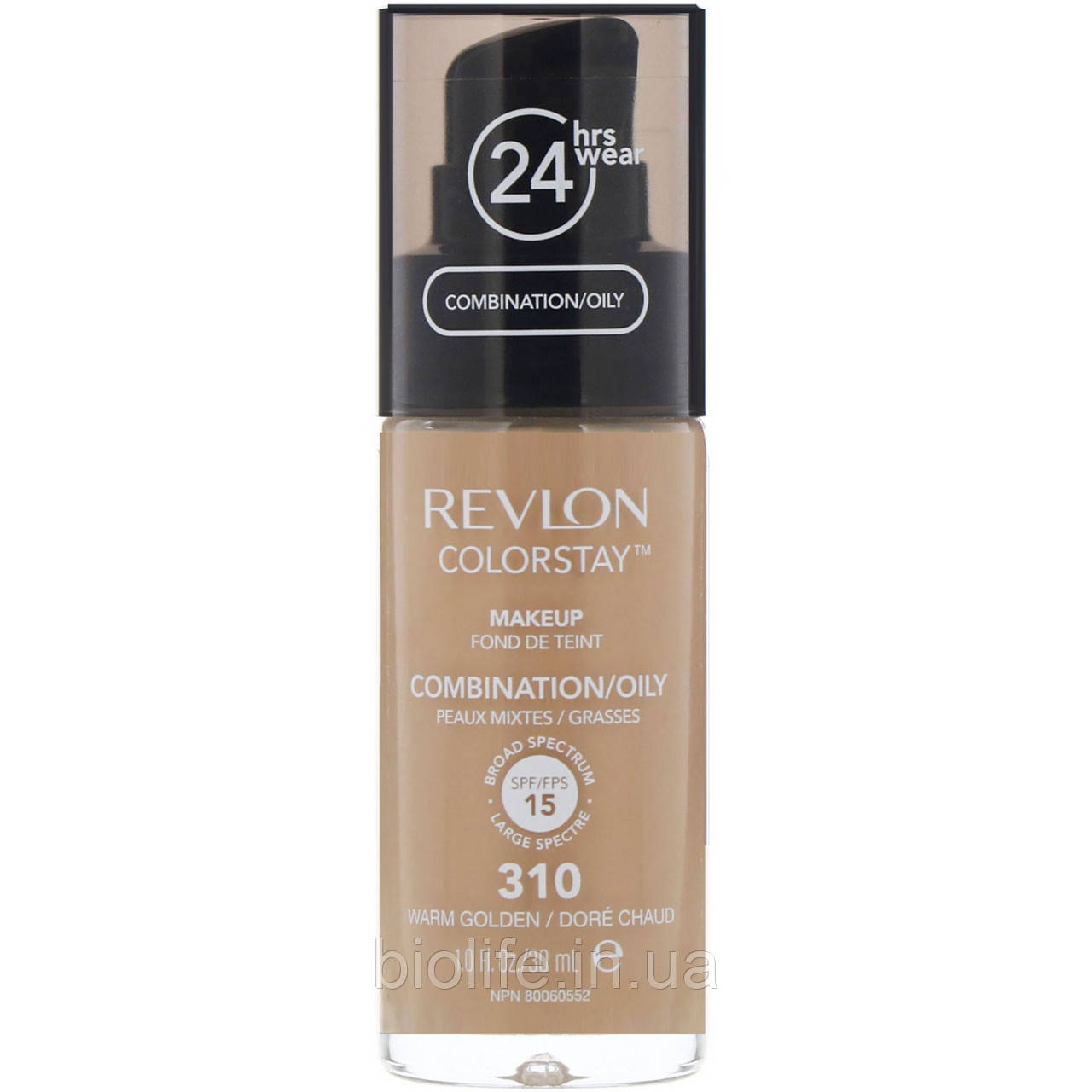 Revlon, Макияж для комбинированной и жирной кожи Colorstay, теплый золотистый оттенок 310, 30 мл
Revlon, Макияж для комбинированной и жирной кожи Colorstay, теплый золотистый оттенок 310, 30 мл