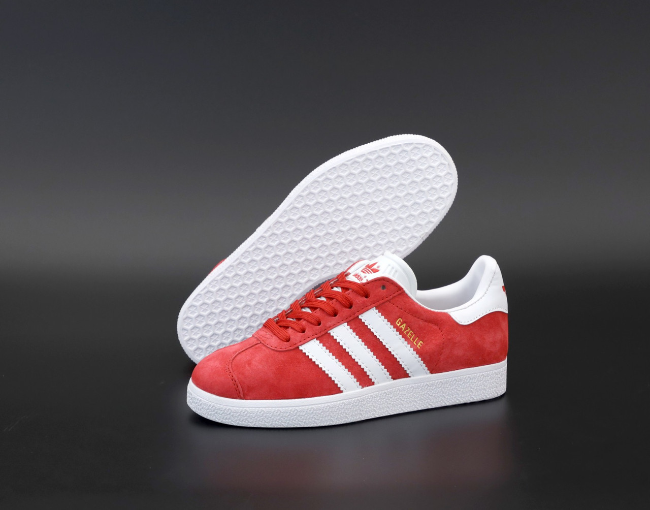 Кроссовки женские Adidas Gazelle красные, АдиДас Газель, натуральная замша, прошиты, код KD-11230 37
Кроссовки женские Adidas Gazelle красные, АдиДас Газель, натуральная замша, прошиты, код KD-11230 37