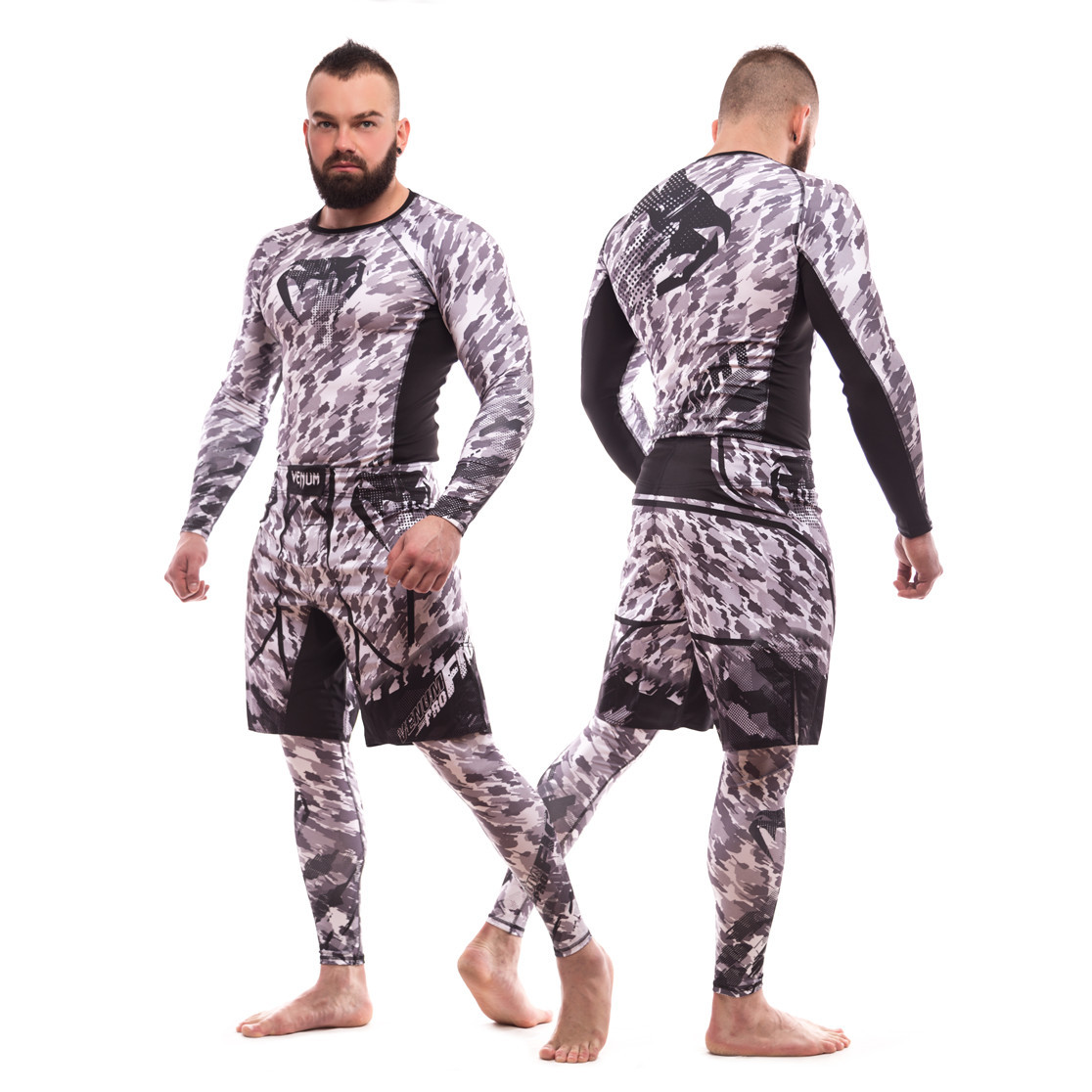 Комплект компресіїний для спорту Venum Tecmo grey 3 в 1 (Рашгард + шорти мма + легінси)
Комплект компресіїний для спорту Venum Tecmo grey 3 в 1 (Рашгард + шорти мма + легінси)