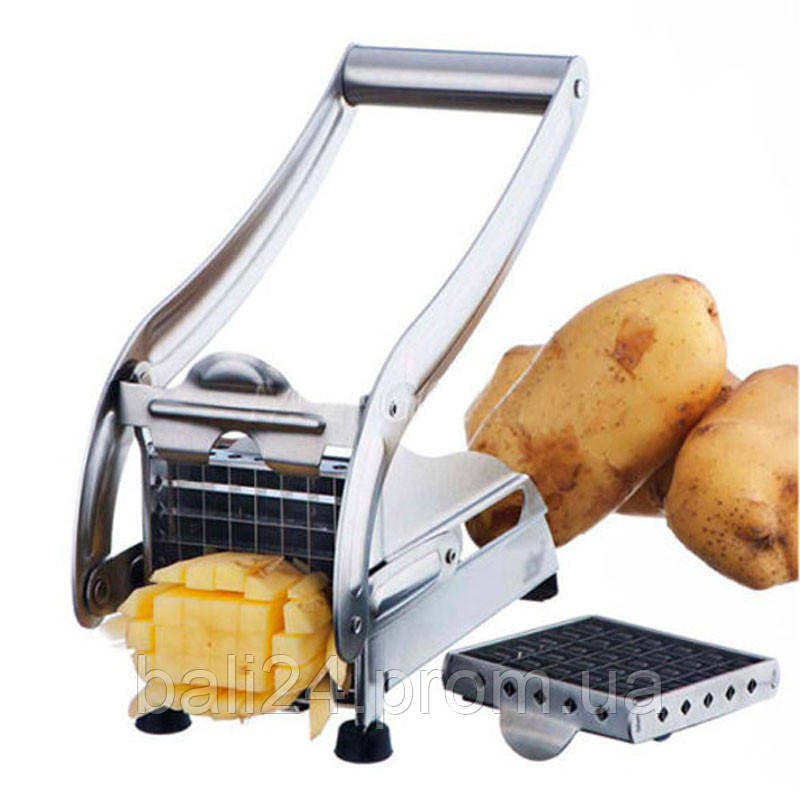 Машинка для нарезки картофеля фри, ручная картофелерезка Potato Chipper Металическая
Машинка для нарезки картофеля фри, ручная картофелерезка Potato Chipper Металическая
