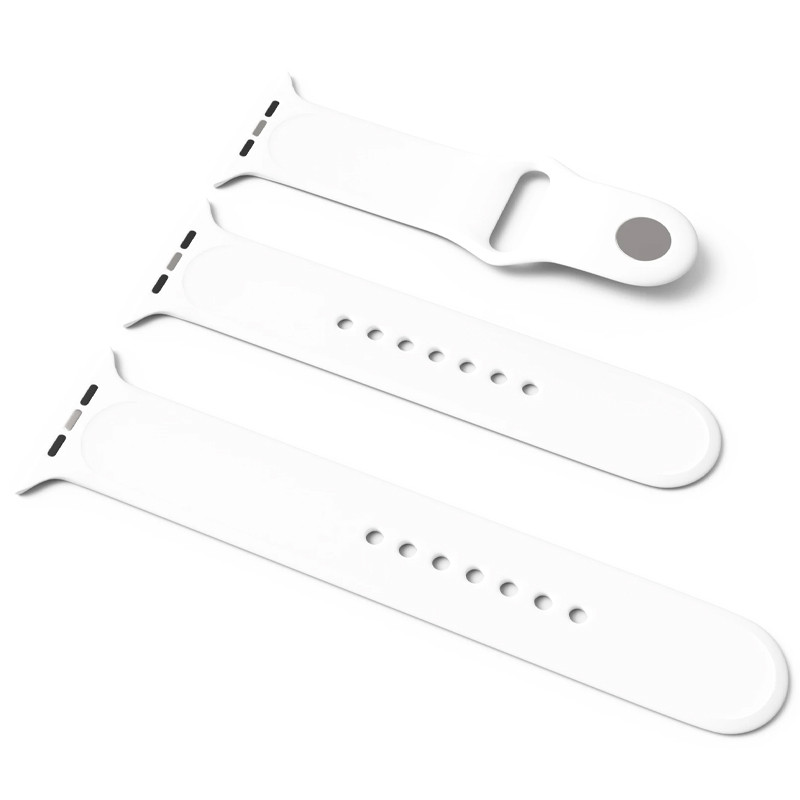 Силиконовый ремешок для Apple Watch Sport Band 38 / 40 (S/M & M/L) 3pcs, Белый / white
Силиконовый ремешок для Apple Watch Sport Band 38 / 40 (S/M & M/L) 3pcs, Белый / white