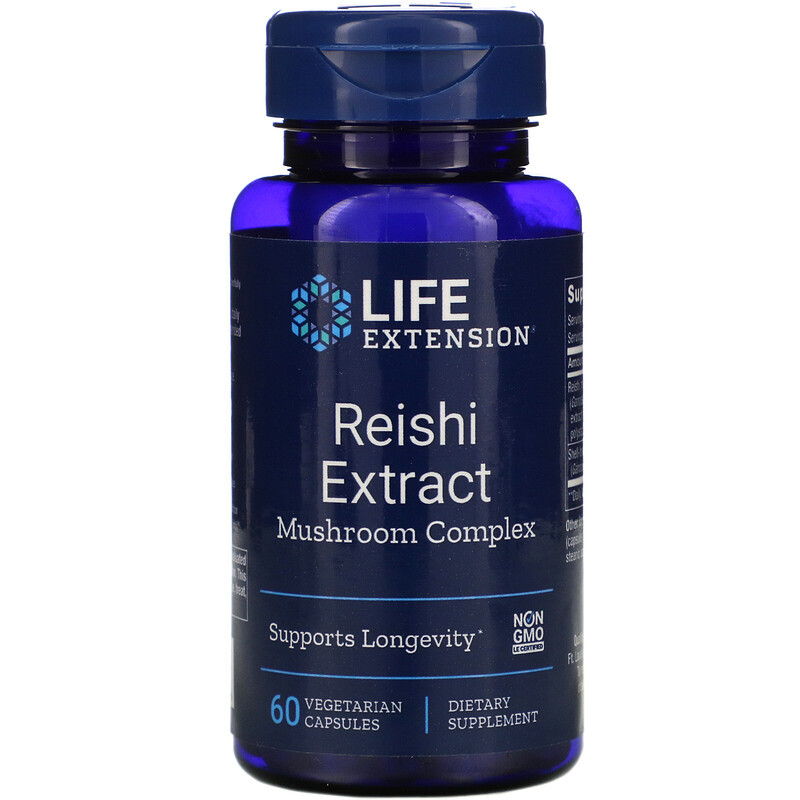 Комплекс из экстракта грибов рейши Life Extension "Reishi Extract Mushroom Complex" (60 капсул
Комплекс из экстракта грибов рейши Life Extension "Reishi Extract Mushroom Complex" (60 капсул