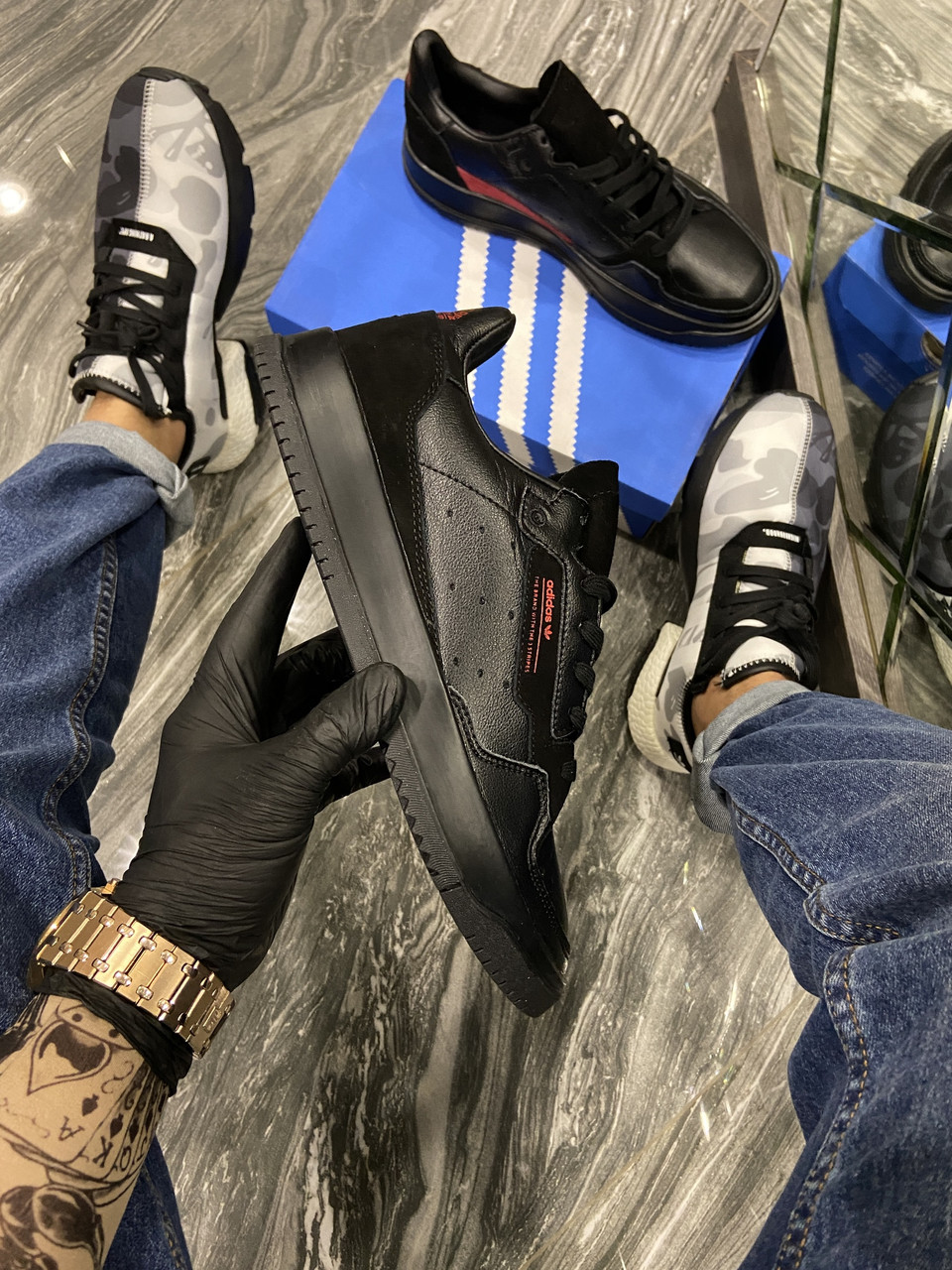 Кроссовки Adidas Brand With The 3 Stripes Black (Черный) Мужские Кроссовки Адидас Классические 45
Кроссовки Adidas Brand With The 3 Stripes Black (Черный) Мужские Кроссовки Адидас Классические 45