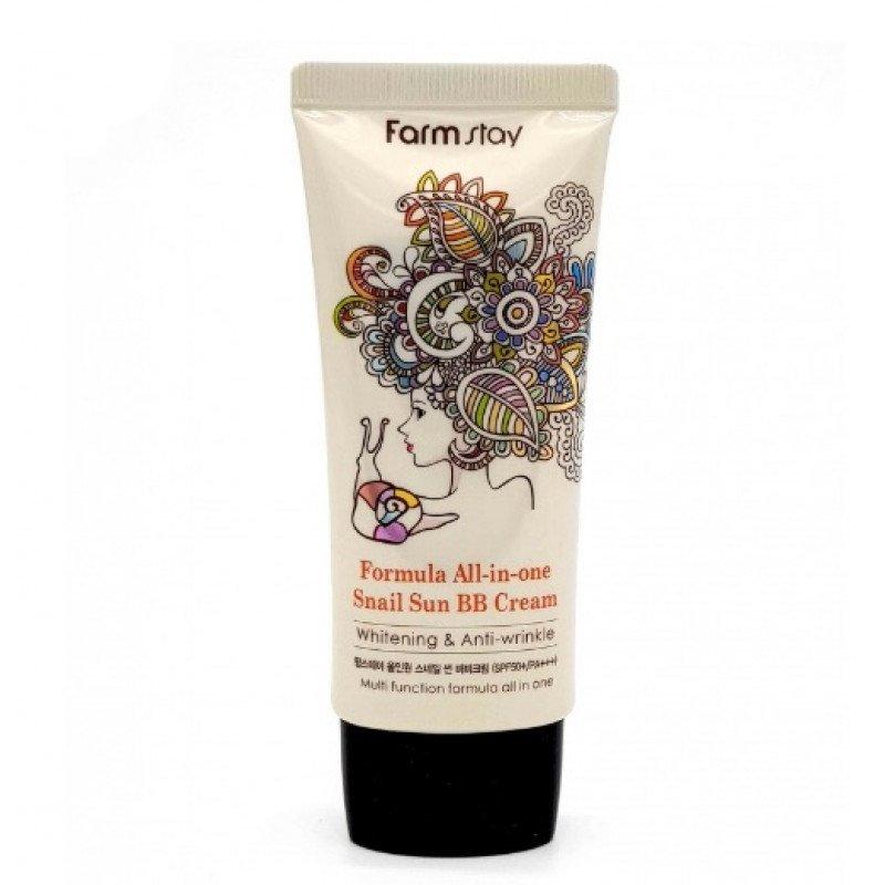 Солнцезащитный BB крем с улиточным муцином FarmStay All-in-One Snail Sun BB Cream (8809297384303)
Солнцезащитный BB крем с улиточным муцином FarmStay All-in-One Snail Sun BB Cream (8809297384303)