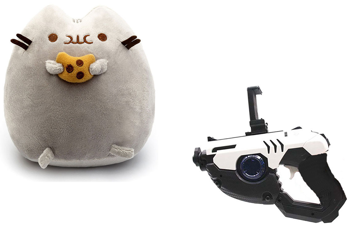 Комплект Мягкая игрушка кот с печеньем Pusheen cat и Пистолет дополненной реальности Белый (n-671), Серый
Комплект Мягкая игрушка кот с печеньем Pusheen cat и Пистолет дополненной реальности Белый (n-671), Серый