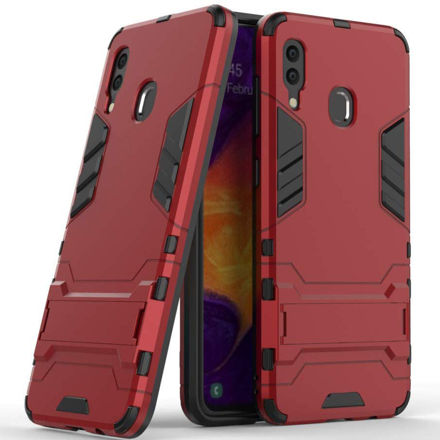 Ударопрочный чехол-подставка Transformer для Samsung Galaxy A20 / A30 с мощной защитой корпуса
Ударопрочный чехол-подставка Transformer для Samsung Galaxy A20 / A30 с мощной защитой корпуса