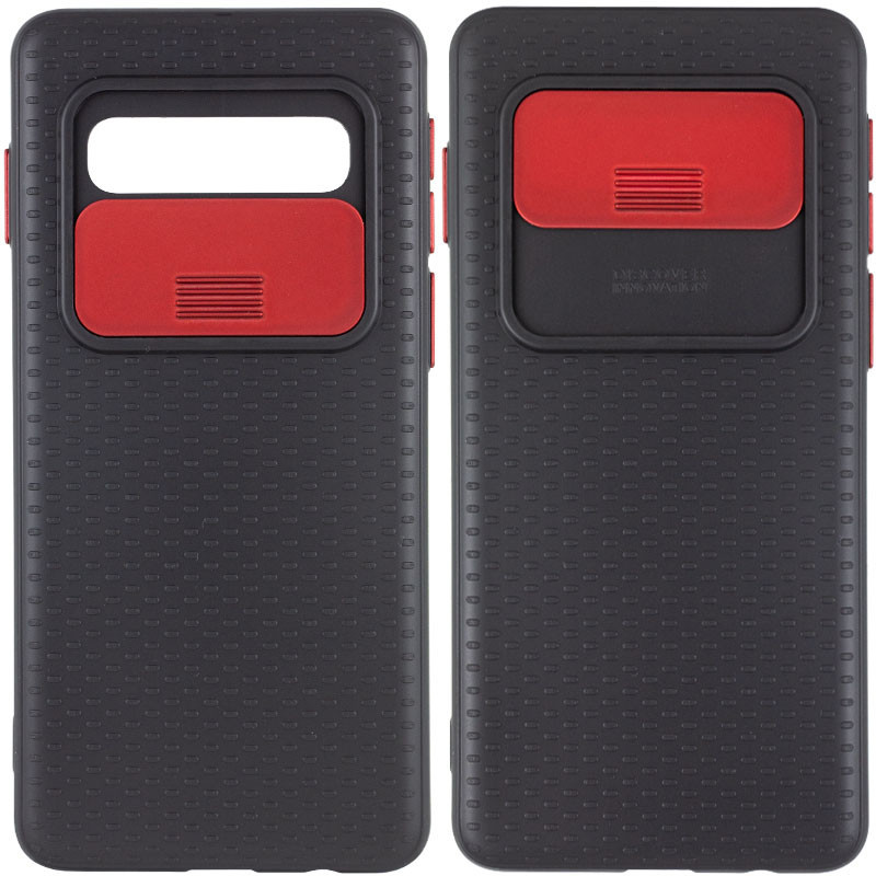 Чехол Camshield Black TPU со шторкой защищающей камеру для Samsung Galaxy S10 Черный / Красный
Чехол Camshield Black TPU со шторкой защищающей камеру для Samsung Galaxy S10 Черный / Красный