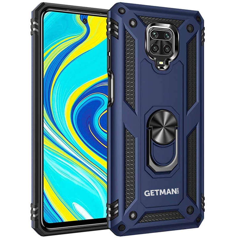 Ударопрочный чехол GETMAN Serge Ring for Magnet для Xiaomi Redmi Note 9s / Note 9 Pro/Note 9 Pro Max Темно-синий
Ударопрочный чехол GETMAN Serge Ring for Magnet для Xiaomi Redmi Note 9s / Note 9 Pro/Note 9 Pro Max Темно-синий