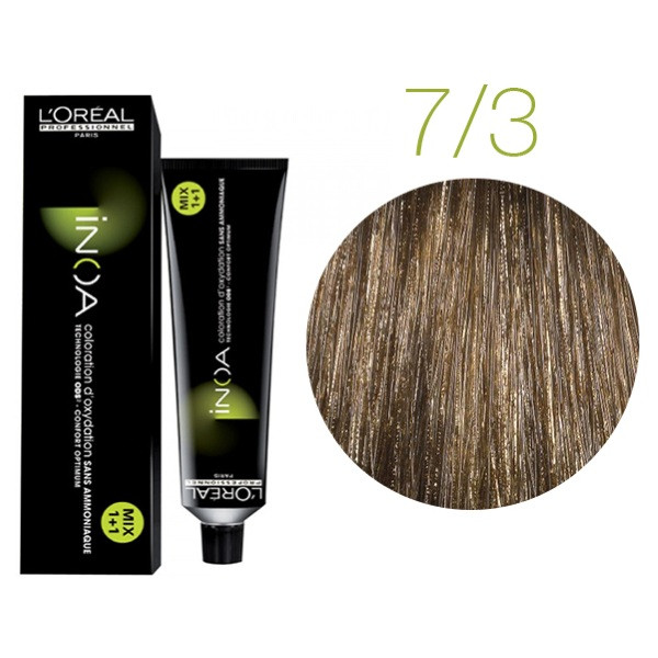 Крем-краска для волос L'Oreal Professionnel INOA Mix 1+1 №7/3 3олотистый блонд 60 мл
Крем-краска для волос L'Oreal Professionnel INOA Mix 1+1 №7/3 3олотистый блонд 60 мл