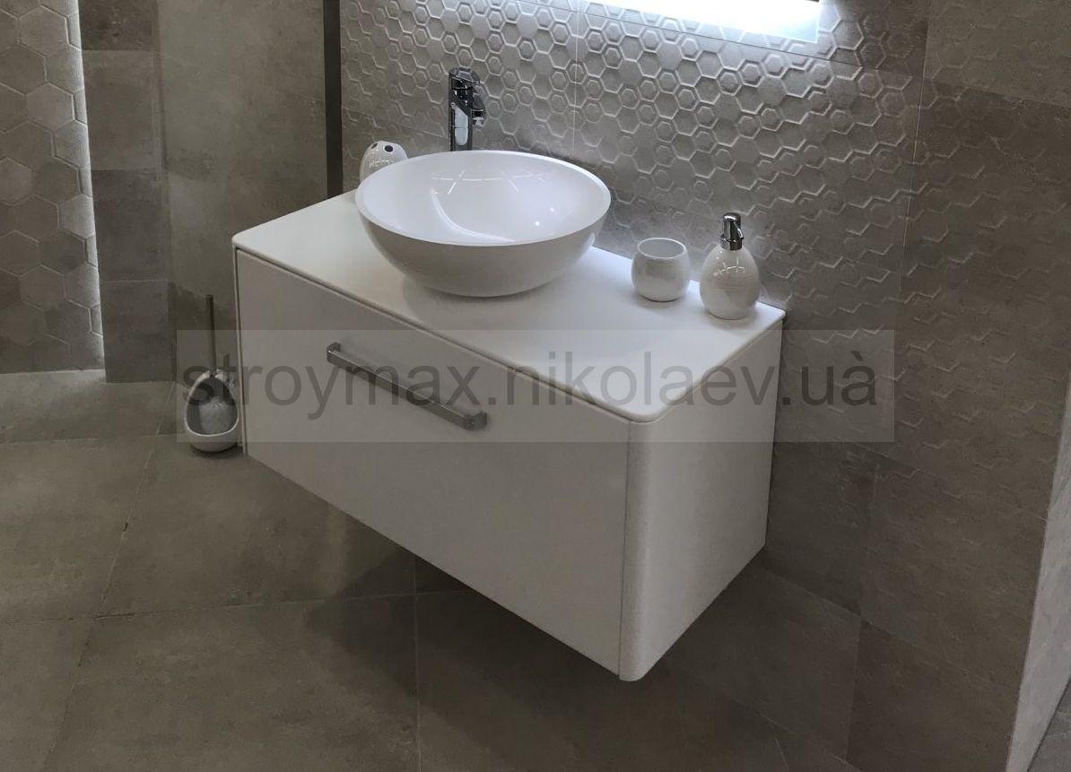 Шкафчик навесной FIJI 90 с умывальником Mona и каменной столешницей ТМ Fancy Marble
Шкафчик навесной FIJI 90 с умывальником Mona и каменной столешницей ТМ Fancy Marble