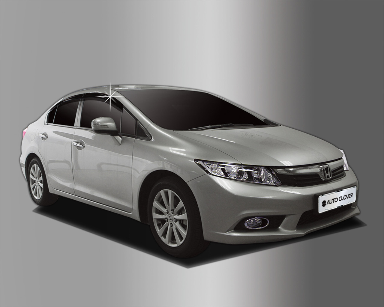 Дефлекторы окон (ветровики), темные, комплект 4 шт. (Clover) - Civic - Honda - 2012
Дефлекторы окон (ветровики), темные, комплект 4 шт. (Clover) - Civic - Honda - 2012