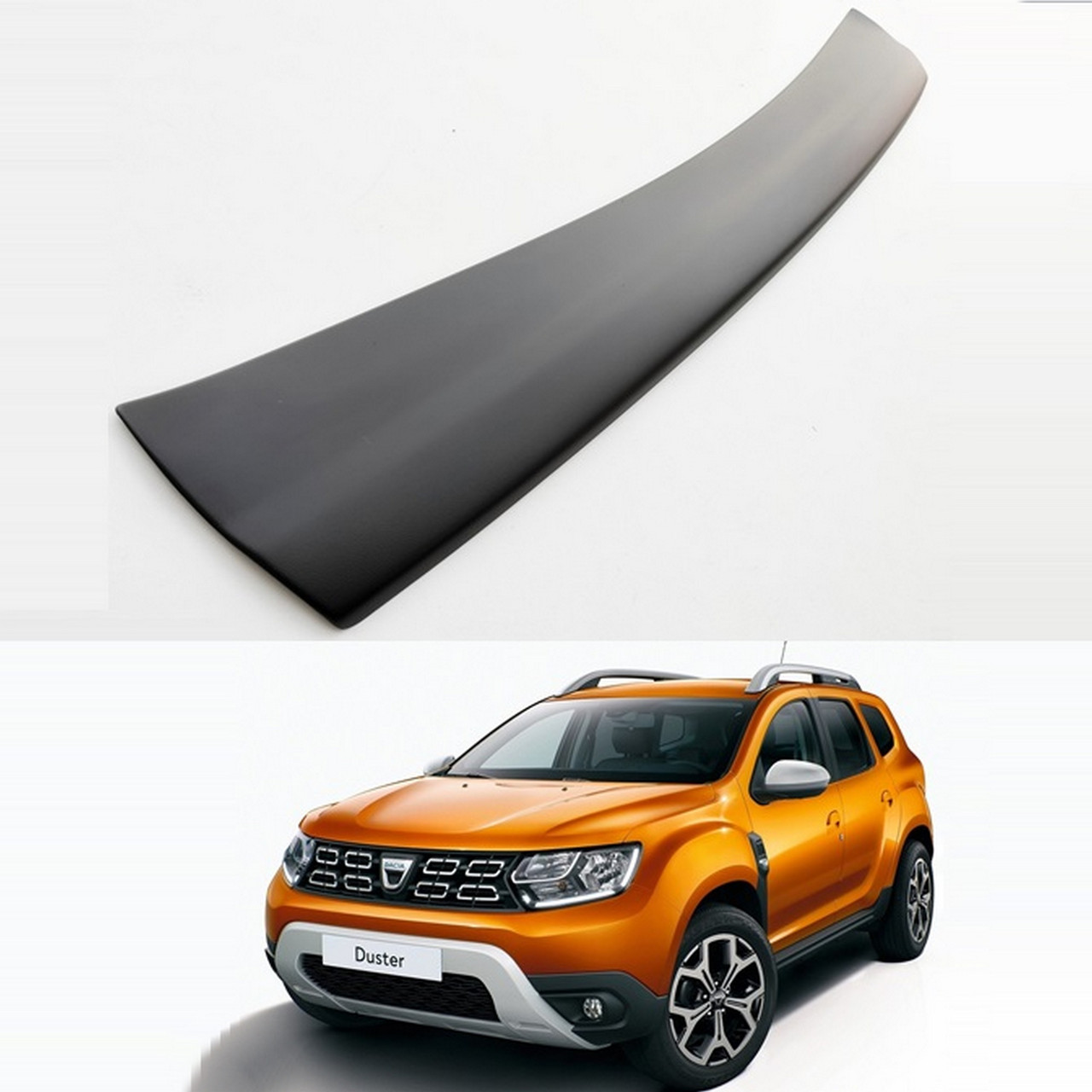 Пластиковая защитная накладка на задний бампер для Dacia Renault Duster II 2018+, Чорний
Пластиковая защитная накладка на задний бампер для Dacia Renault Duster II 2018+, Чорний