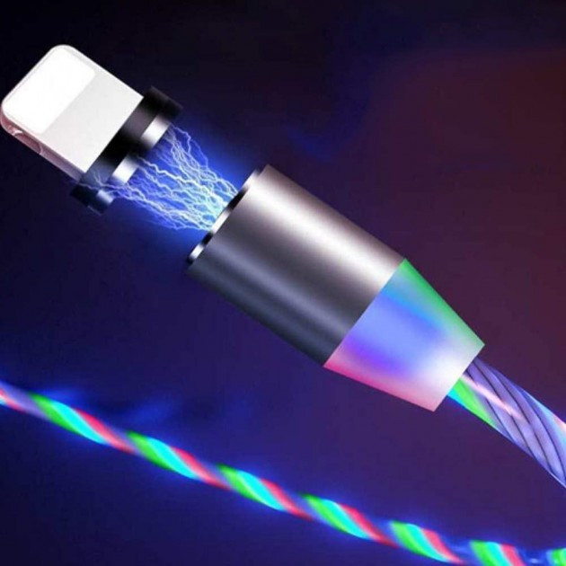 Магнитный кабель X-CABLE с LED подсветкой Luminous Magnetic Cable 3в1 IOS/ Android/Type-c магнитная зарядка Мультиколор
Магнитный кабель X-CABLE с LED подсветкой Luminous Magnetic Cable 3в1 IOS/ Android/Type-c магнитная зарядка Мультиколор