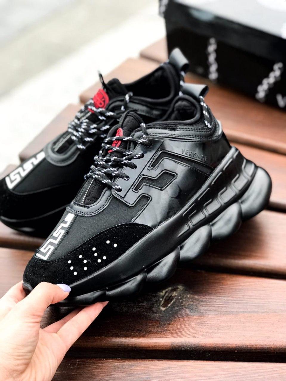Женские кроссовки Versace Chain Reaction Black / Версаче Чеин Реакшн Черные 41, Черный
Женские кроссовки Versace Chain Reaction Black / Версаче Чеин Реакшн Черные 41, Черный