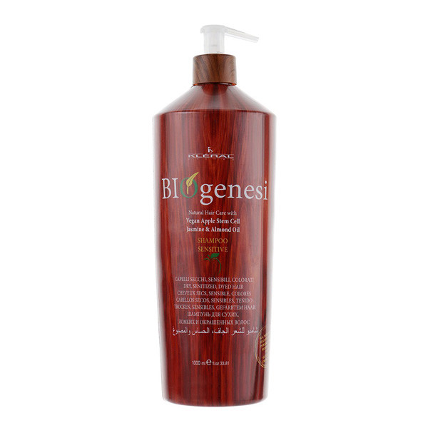 Шампунь для сухих и чувствительных волос Kleral System Biogenesi Sensitive Shampoo 1000 мл
Шампунь для сухих и чувствительных волос Kleral System Biogenesi Sensitive Shampoo 1000 мл