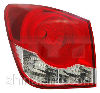 Фонарь задний левый Chevrolet Cruze (J300) (дорестайл, седан) 2009 - 2012 внешний, красный, (TYC)
Фонарь задний левый Chevrolet Cruze (J300) (дорестайл, седан) 2009 - 2012 внешний, красный, (TYC)