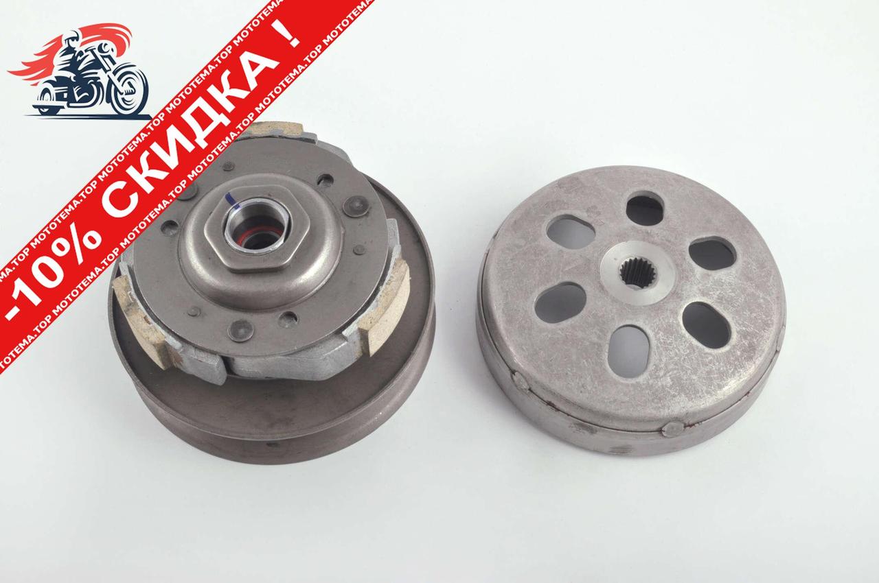 Вариатор задний на четырехтактный 4Т на китайские скутера GY6 125/150 (с барабаном) F-64
Вариатор задний на четырехтактный 4Т на китайские скутера GY6 125/150 (с барабаном) F-64