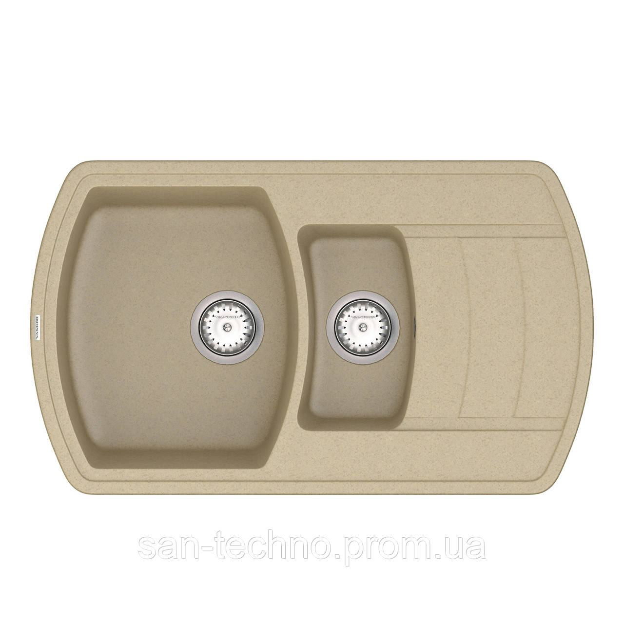 Кухонная мойка из камня с фруктовницей VANKOR Norton NMP 04.86 Safari + сифон VANKOR
Кухонная мойка из камня с фруктовницей VANKOR Norton NMP 04.86 Safari + сифон VANKOR